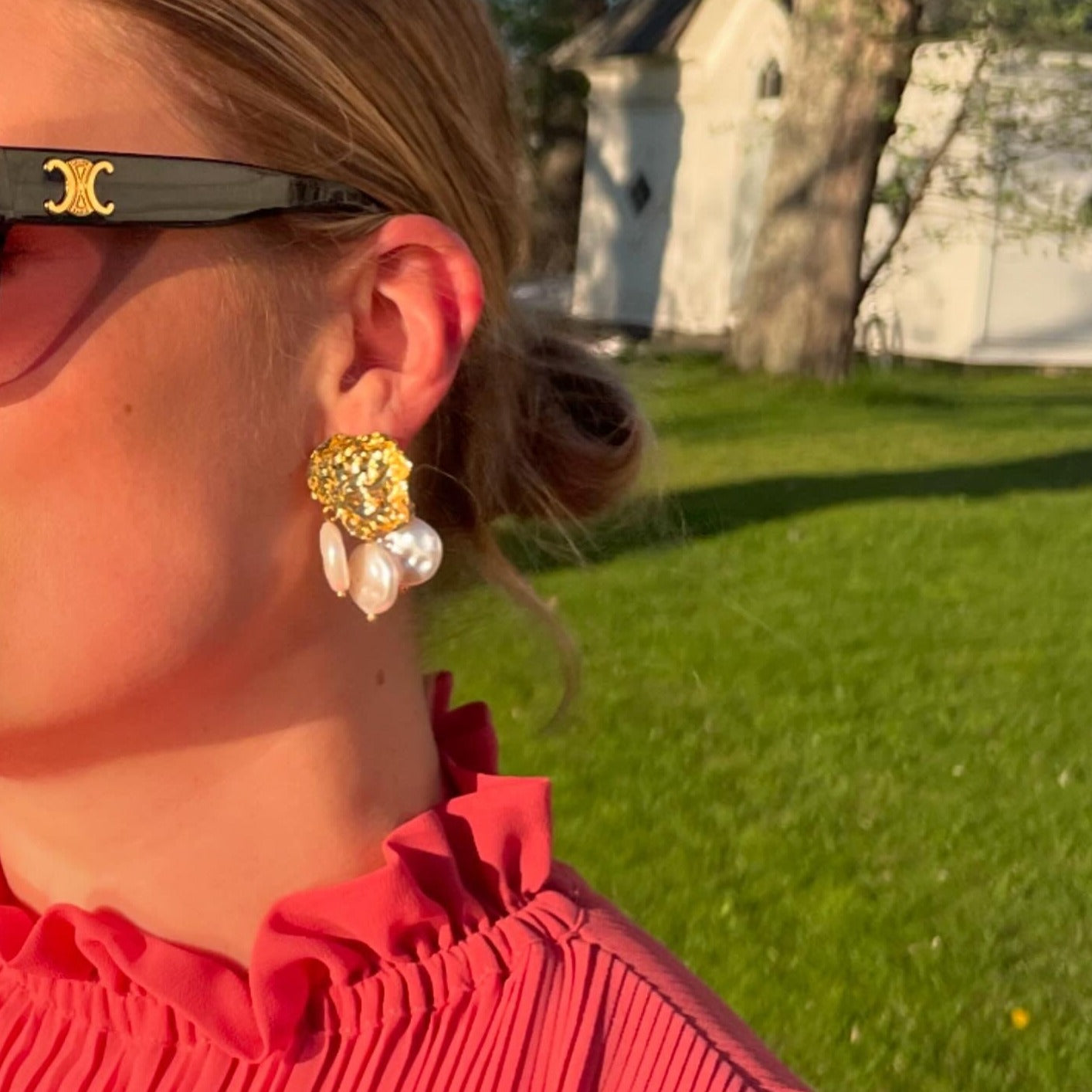 Statement Pearl Örhängen-Stabil Stockholm