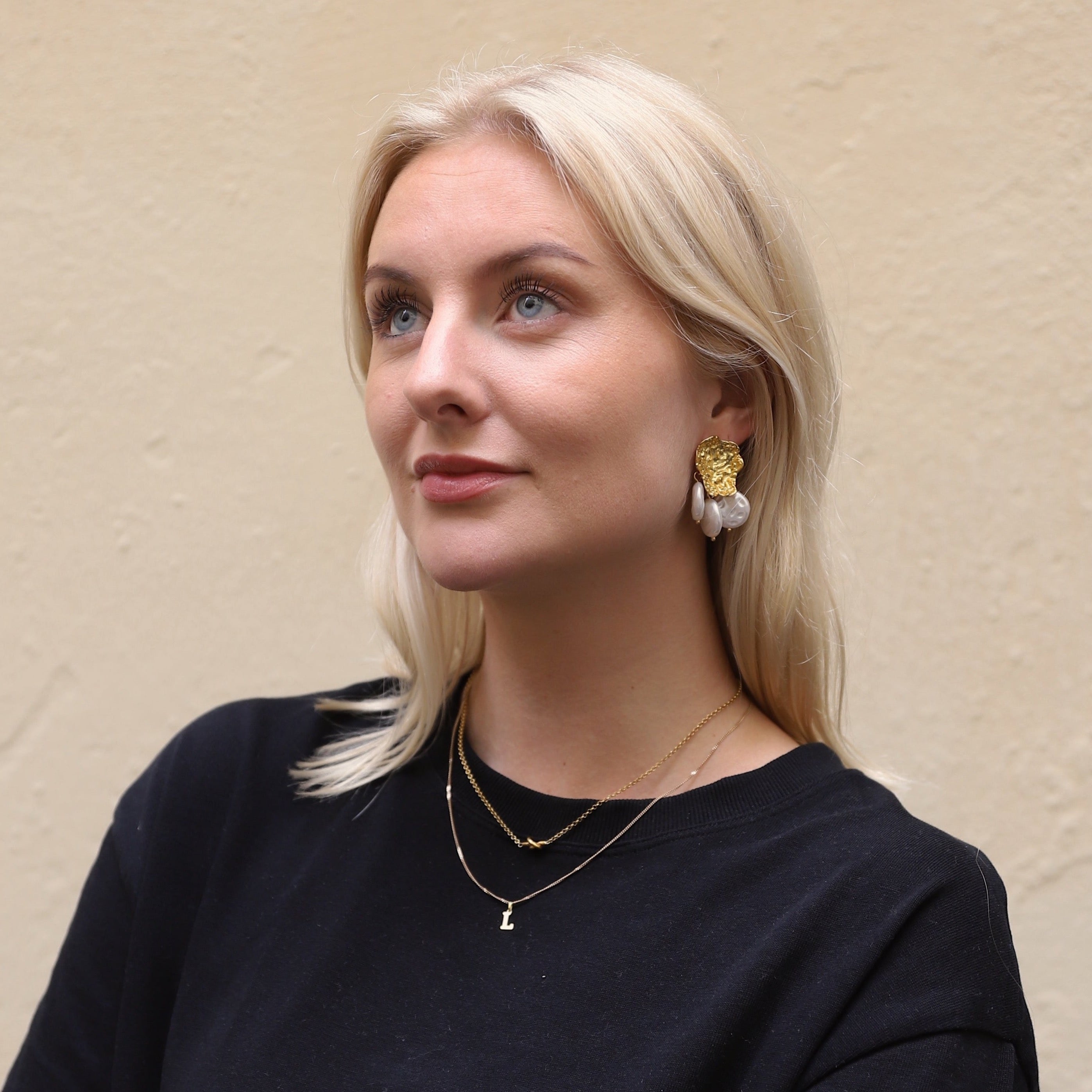 Statement Pearl Örhängen-Stabil Stockholm